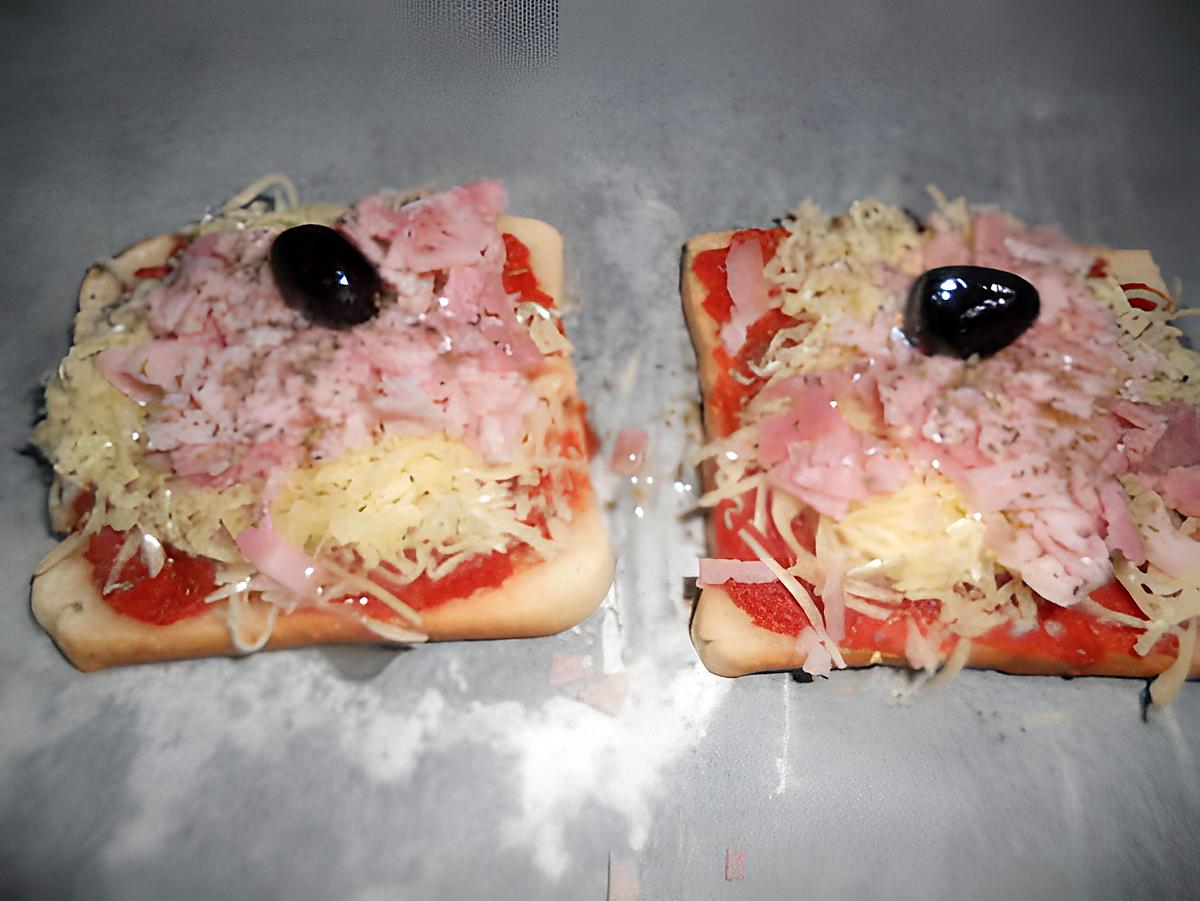 recette Pizza sur toast