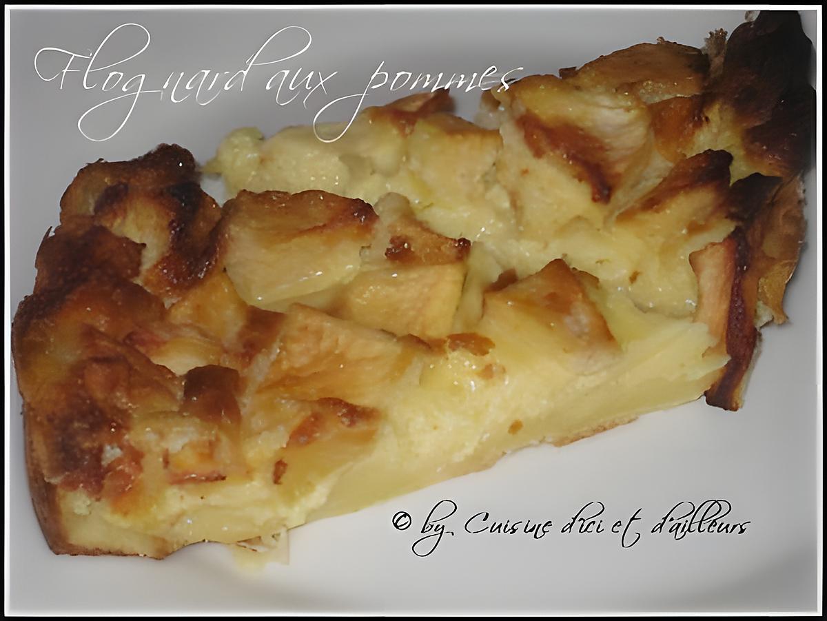 recette Flognard aux pommes