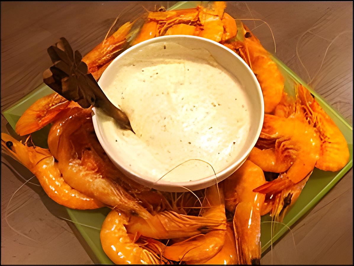 recette Crevettes sauce légère au curry