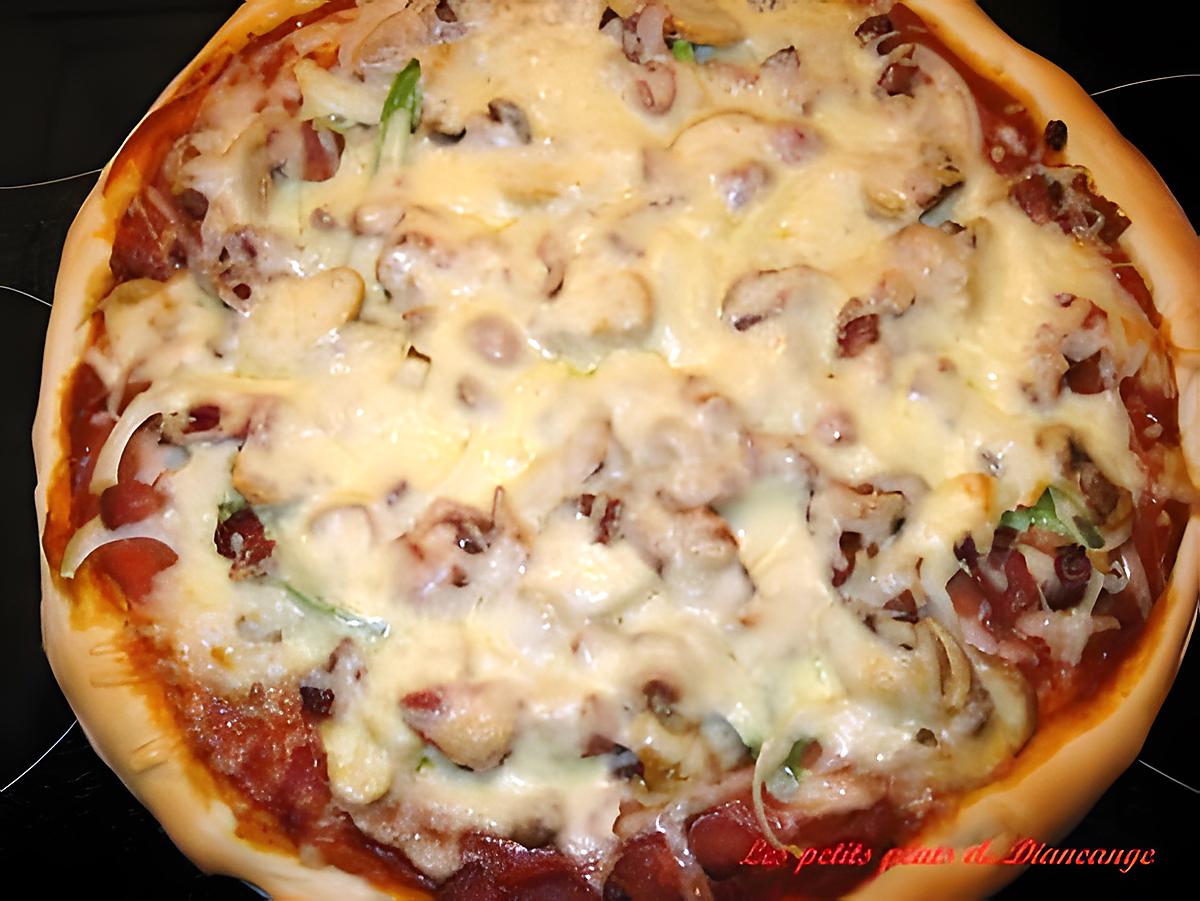 recette Pizza à la Dianeange