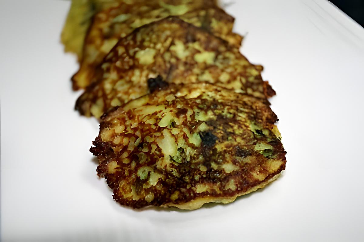 recette Galettes de courgettes au parmesan