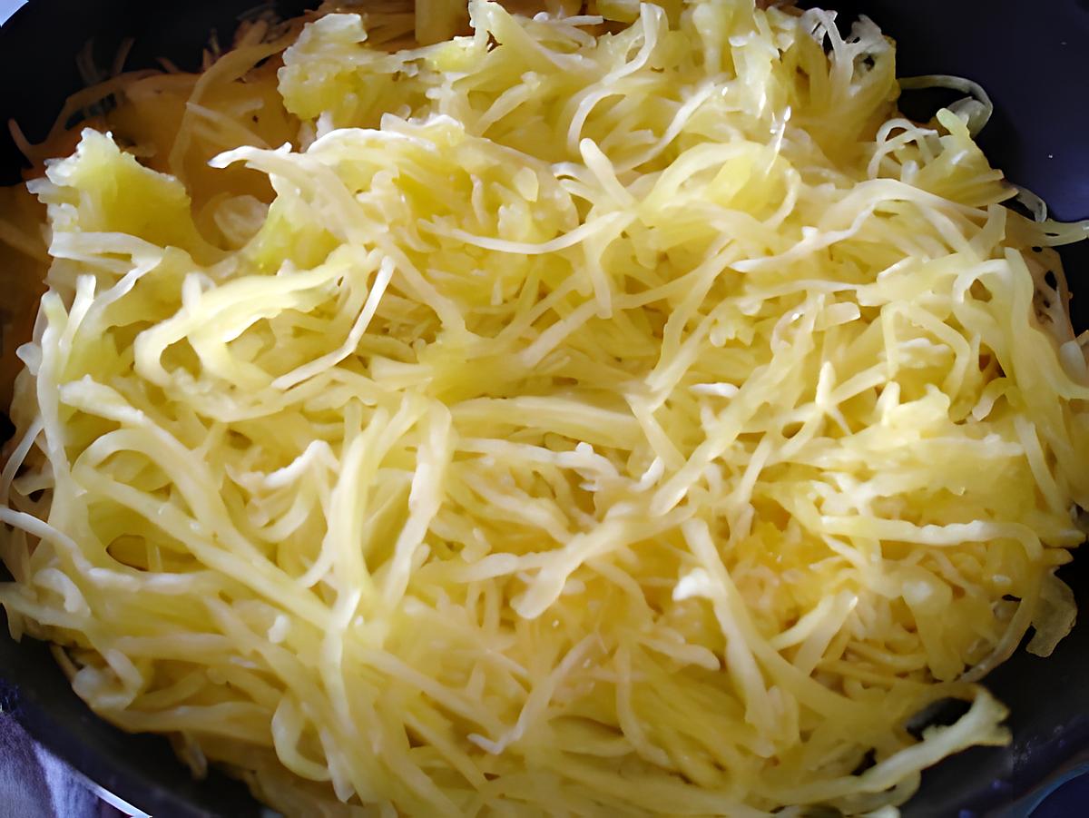 recette courge spaghetti au beurre
