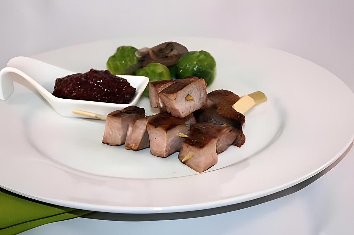 recette Brochette de sanglier mariné