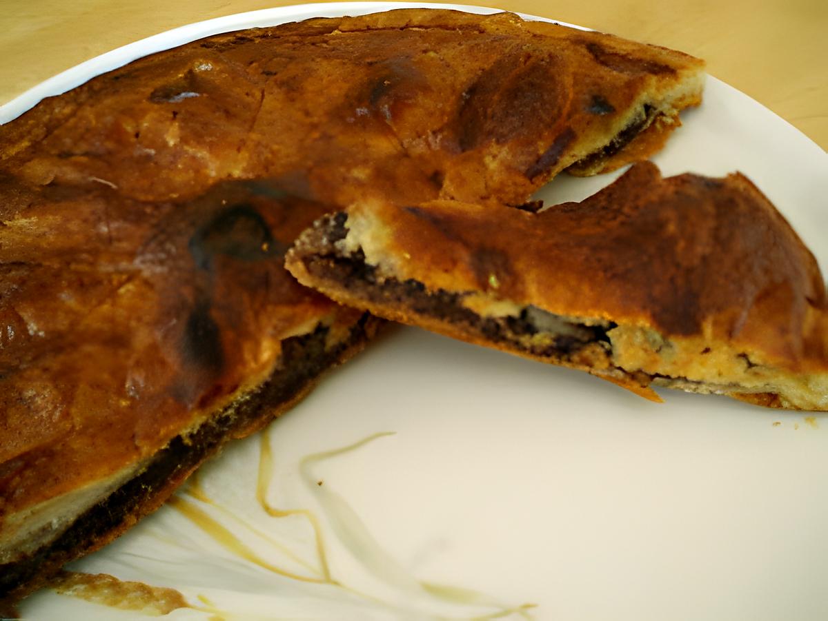 recette TOURTE POIRE-CHOCOLAT