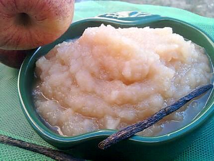 recette Compote de pomme vanillé & canelle