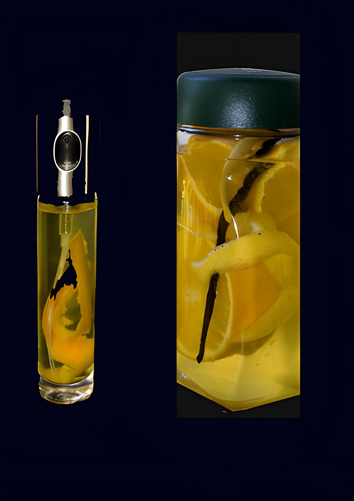 recette Eau de parfum, spray de liqueur d'orange.