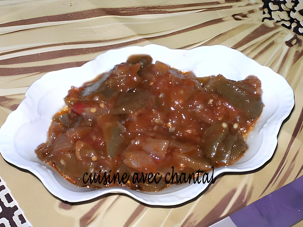 recette frita ou poivrons en sauce tomate