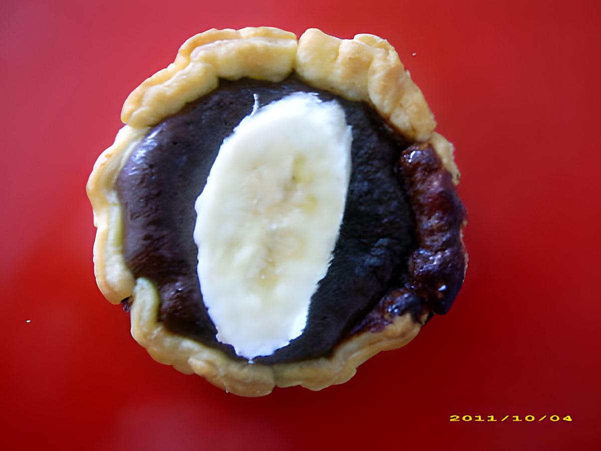 recette tartelettes choco-banane