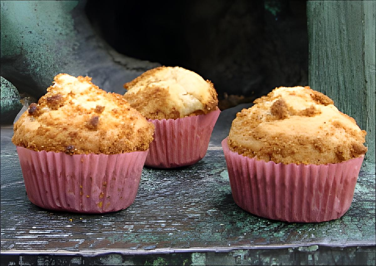 recette Muffins chocolat blanc et spéculoos