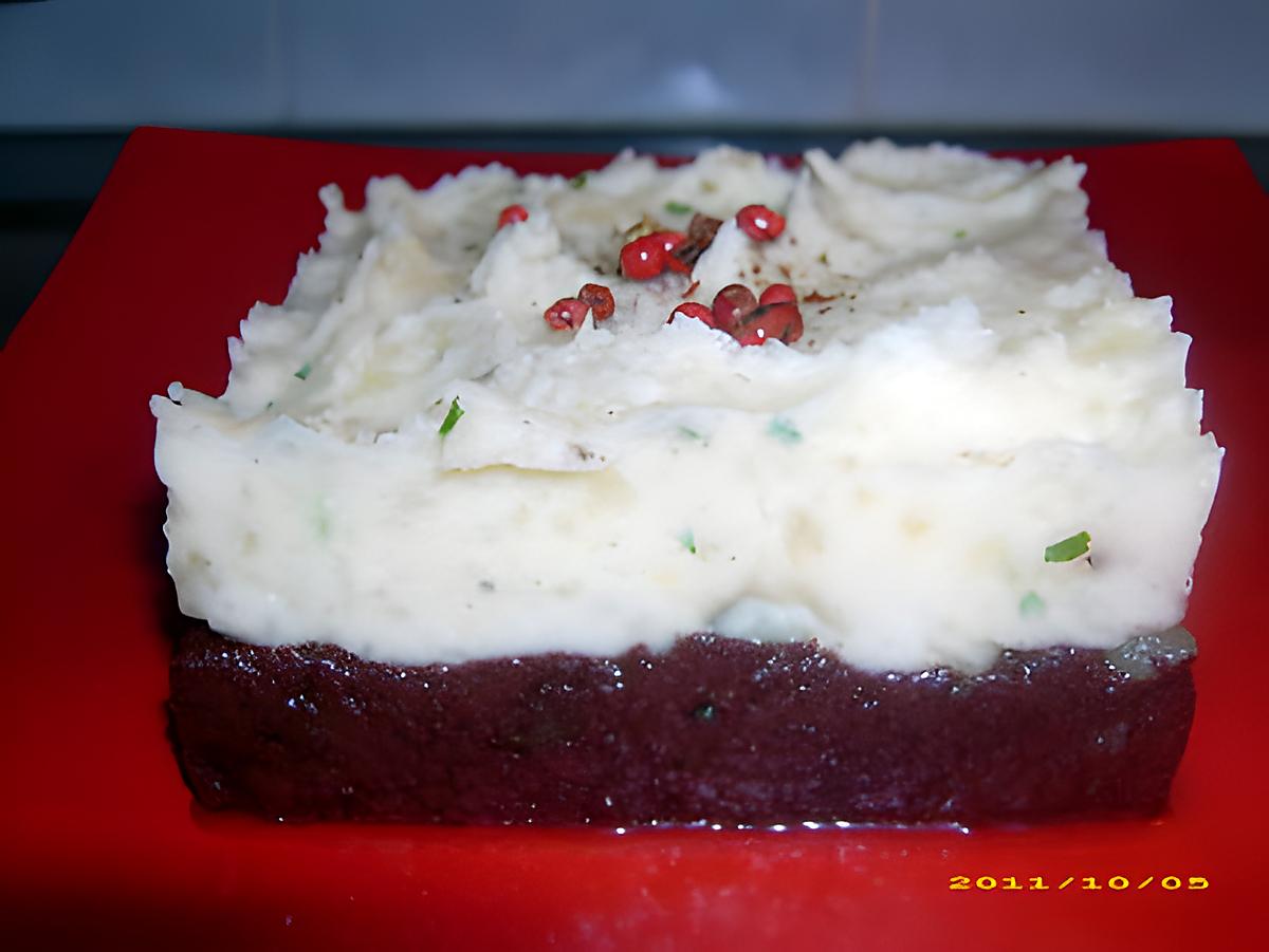 recette hachis parmentier de boudins noirs