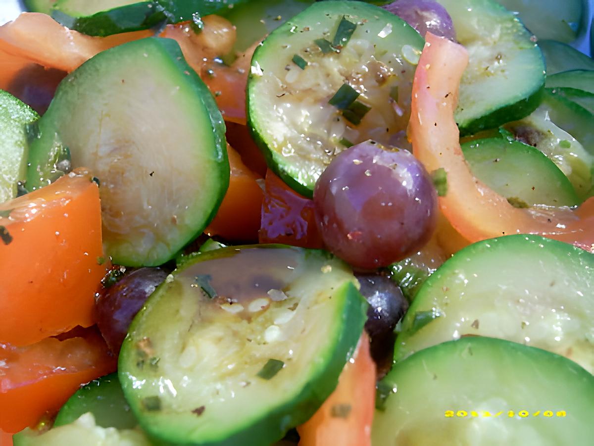 recette salade de courgettes