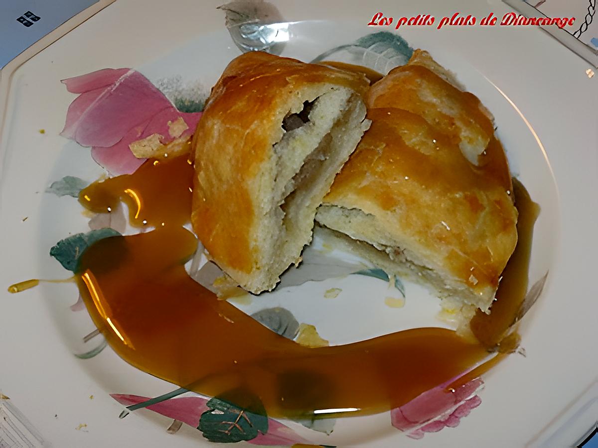 recette Chaussons aux pommes et sauce caramel