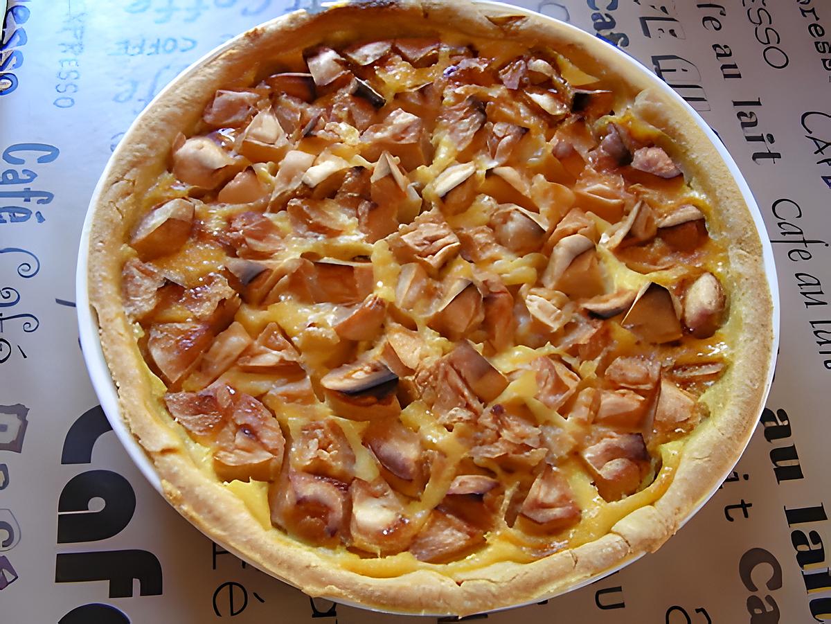 recette Tarte crémeuse aux pommes