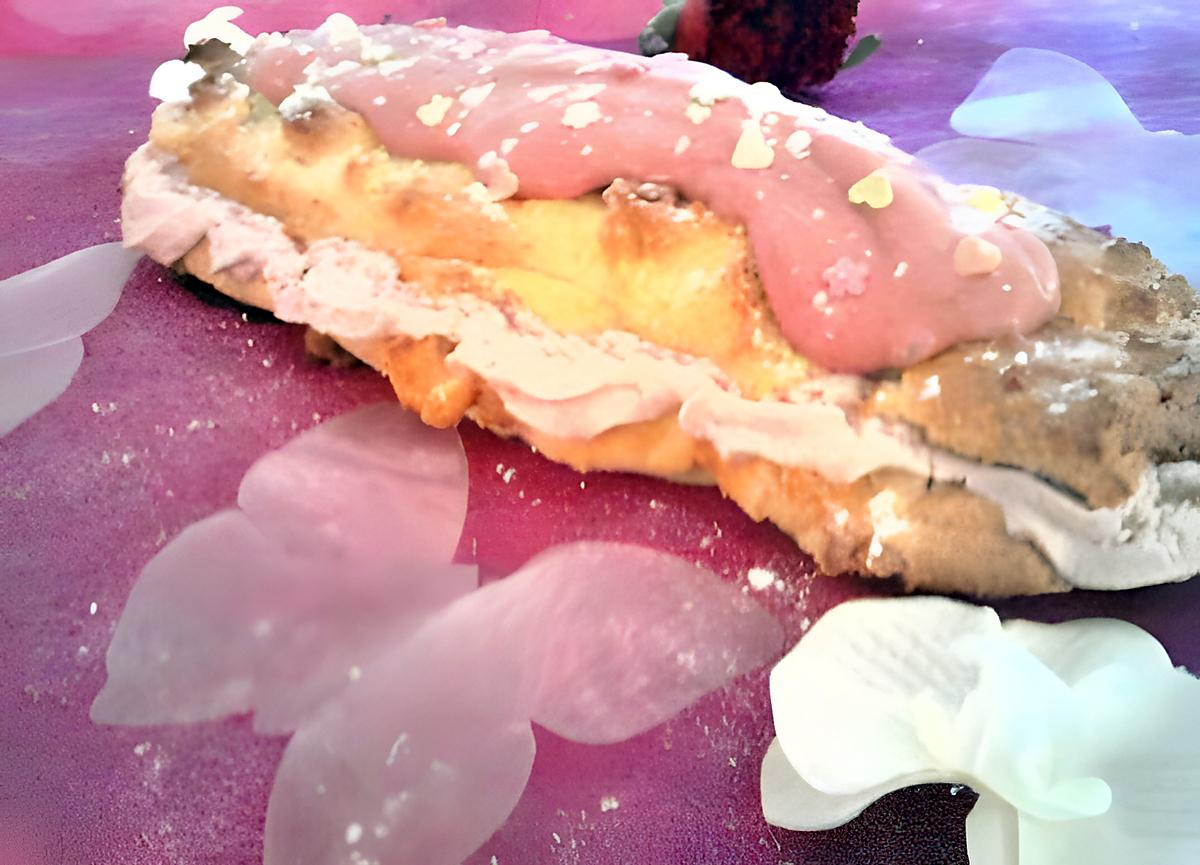 recette Eclaire tout de fraises vétu