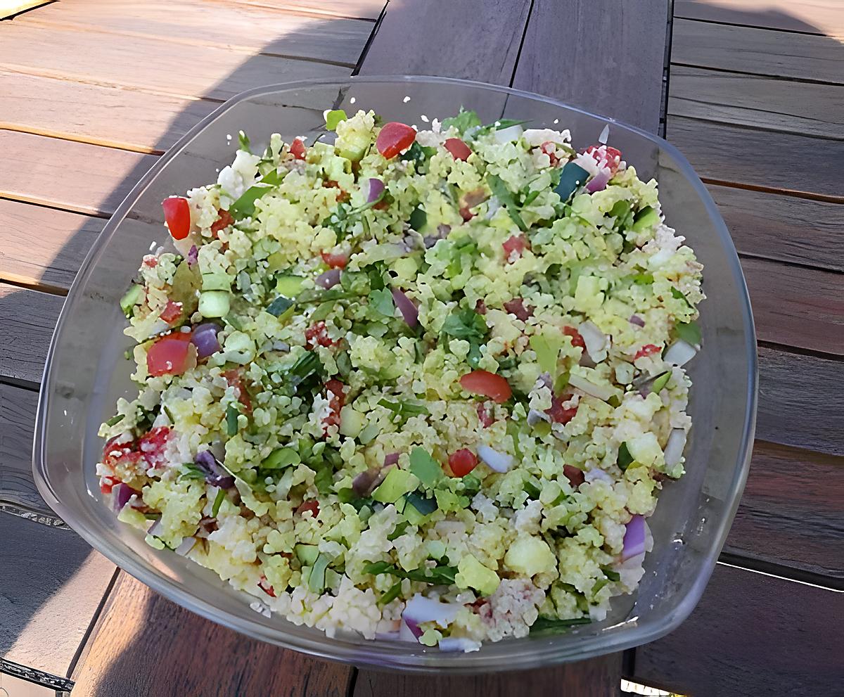 recette TABOULÉ AUX HERBES