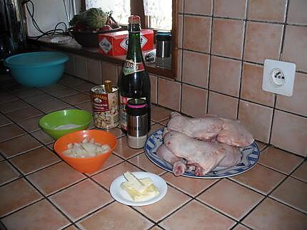 recette Cuisse de poulet au cidre