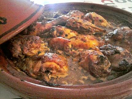 recette Tajine de poulet colombo