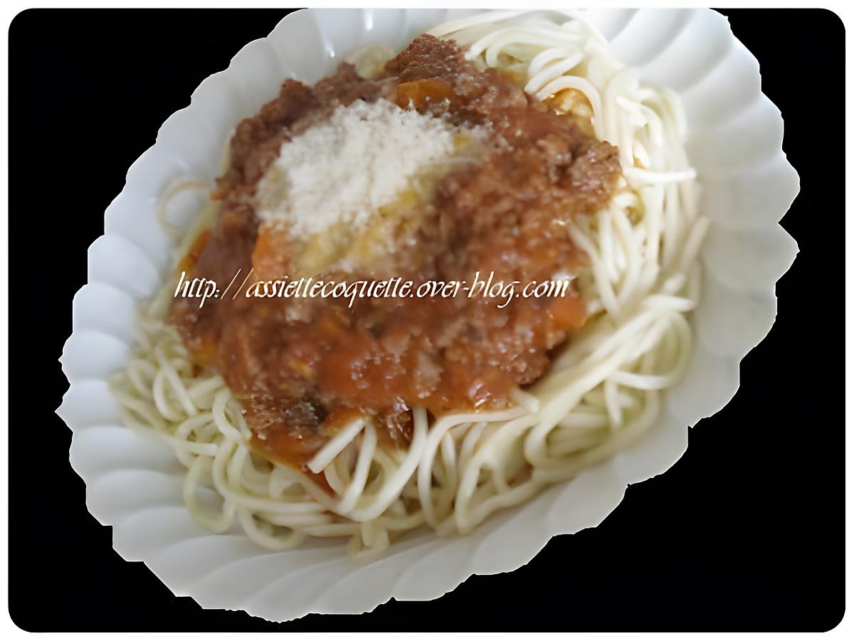 recette Spaghetti bolognaise