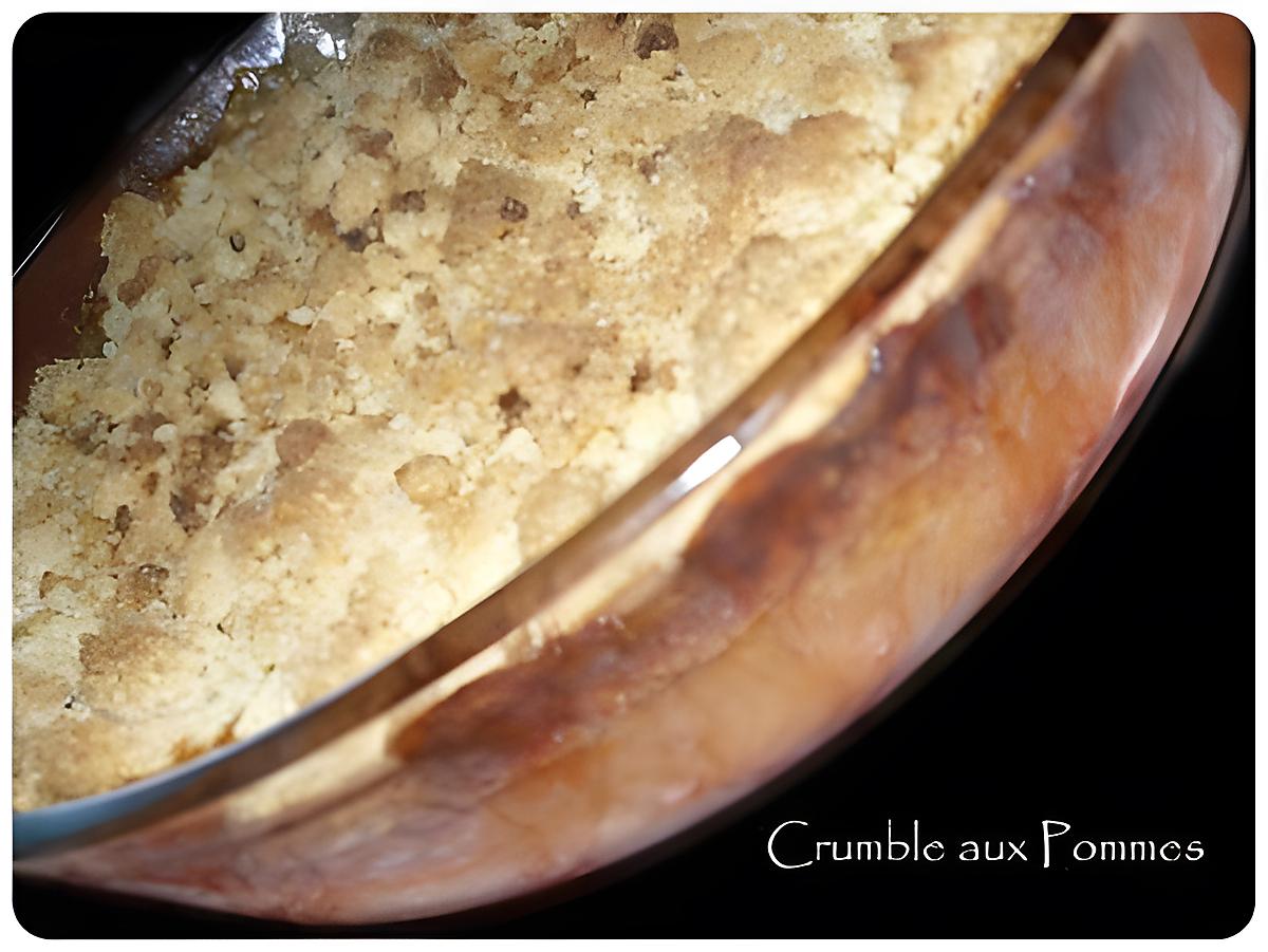 recette Crumble aux pommes