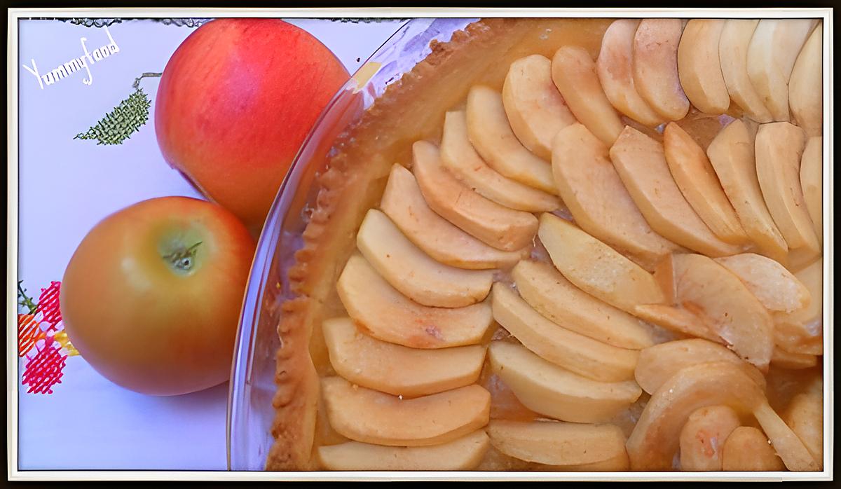 recette Tarte aux pommes (pâte brisée de Christophe felder)