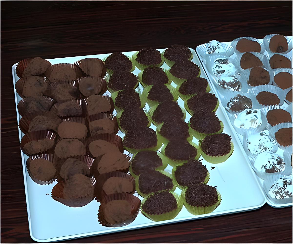 recette Truffes au chocolat (Femina nø 48 - 26.11.2000)