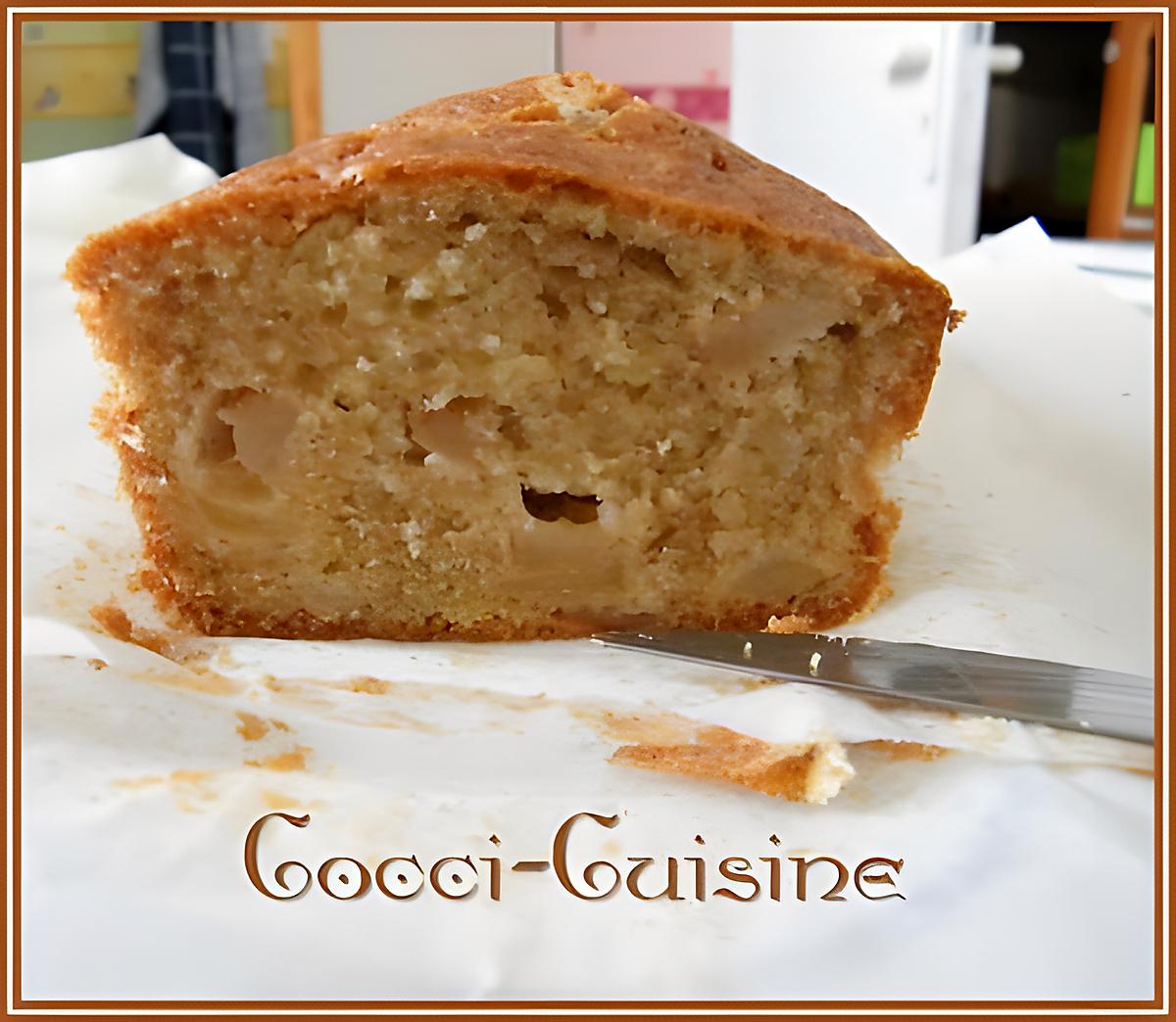 recette CAKE POMMES CANNELLE ET QUATRE EPICES