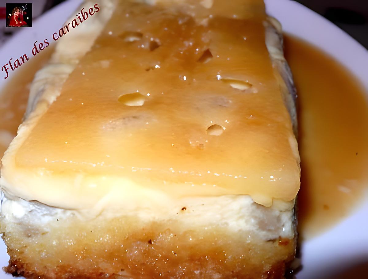 recette Flan des caraïbes