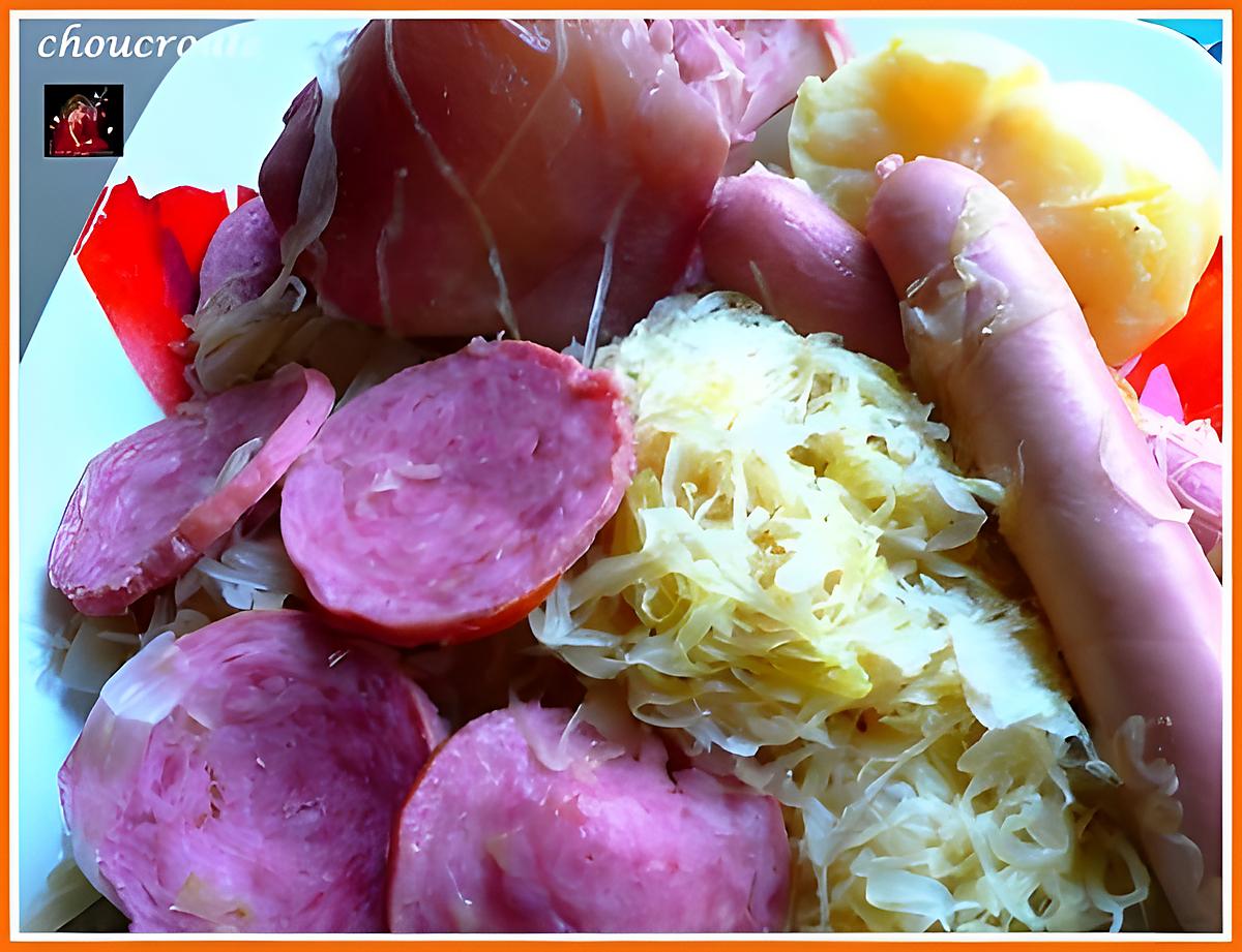 recette choucroute