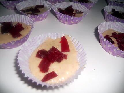 recette Cupcake beterrave glaçage creme au beurre.