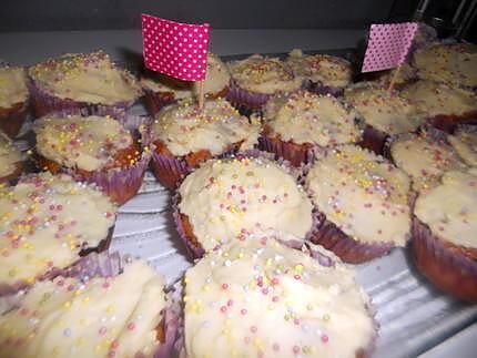 recette Cupcake beterrave glaçage creme au beurre.