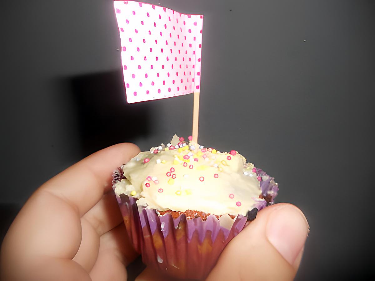 recette Cupcake beterrave glaçage creme au beurre.