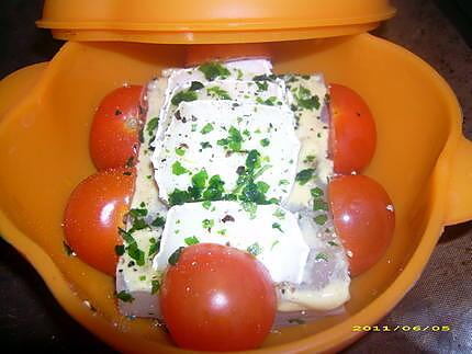 recette filet de colin au chèvre, en papillote