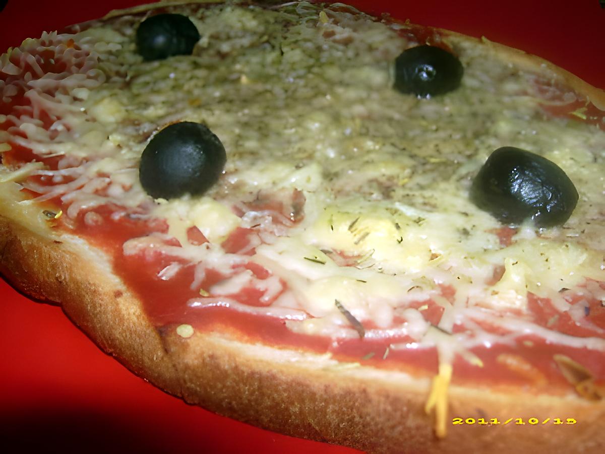 recette pizza façon bruschetta