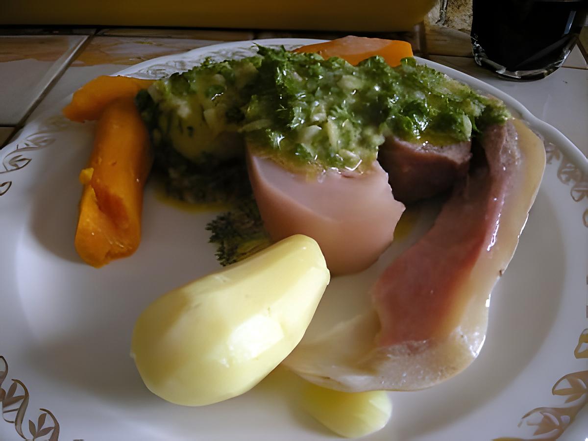 recette Tête de veau vinaigrette