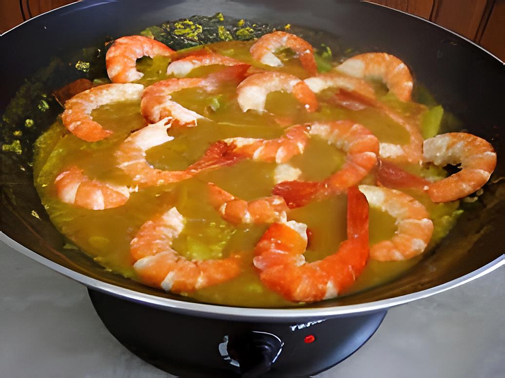 recette Gambas au gingembre (Femina)