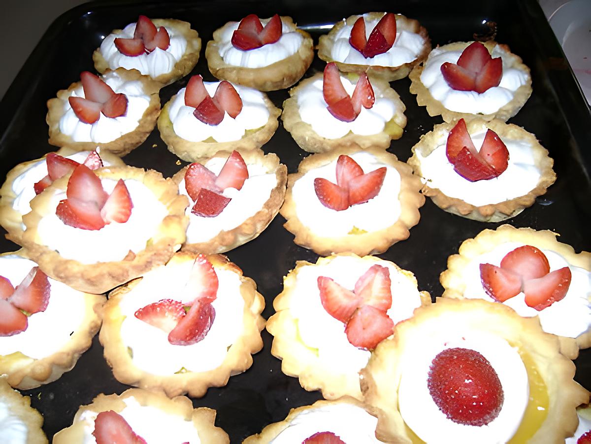 recette Tartelettes aux fraises