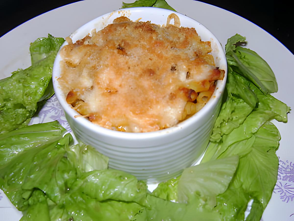 recette Macaroni de la mer gratinés