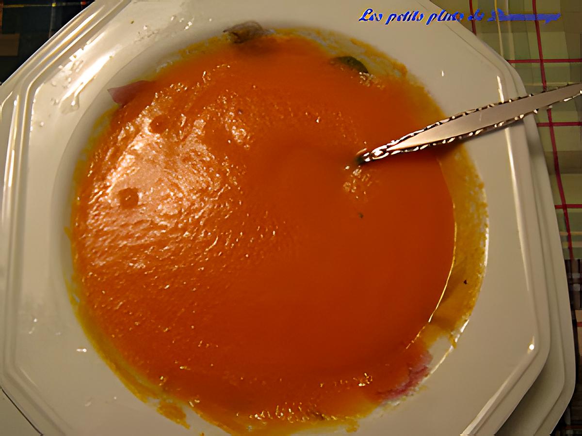 recette Crème de carottes