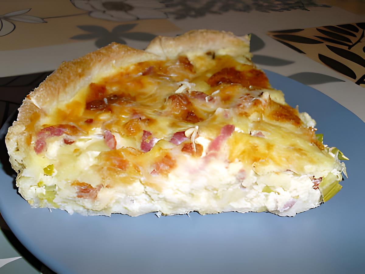 recette tarte poireau brie