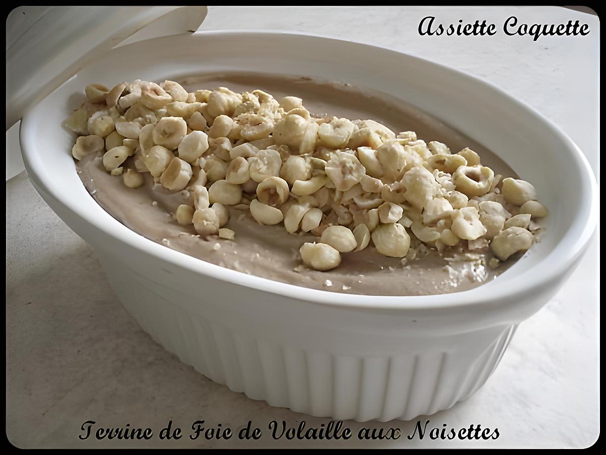 recette Terrine de Mousse de Foie de Volaille aux Noisettes