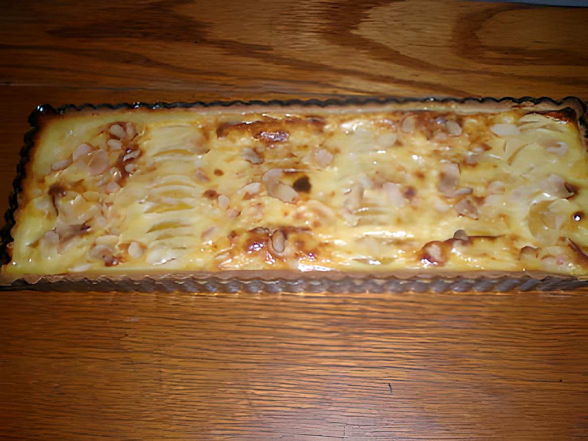 recette Tarte aux pommes et pêches