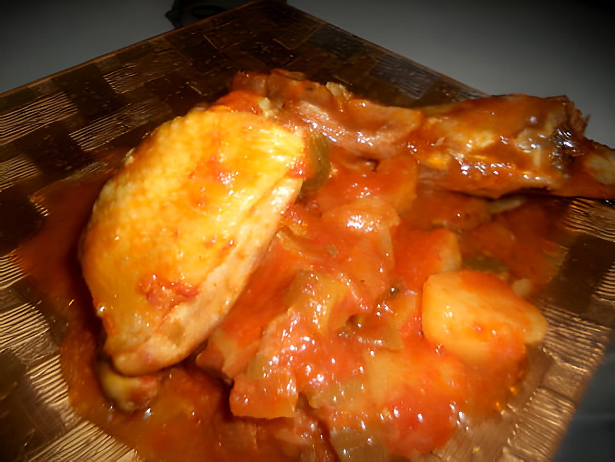 recette tajine poulet mouton sauce tomate