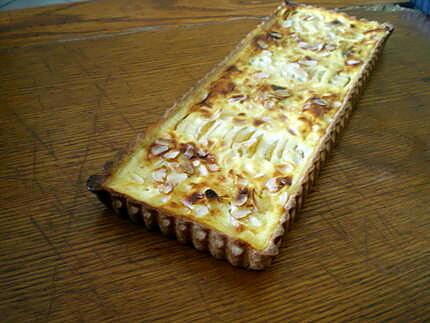 recette Tarte aux pommes et pêches