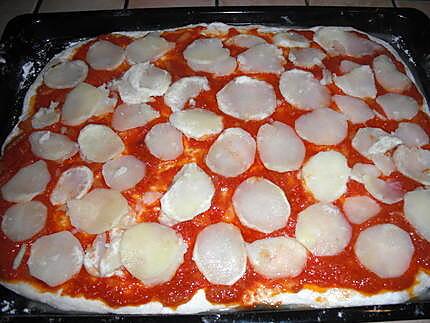 recette Pizza gourmande....