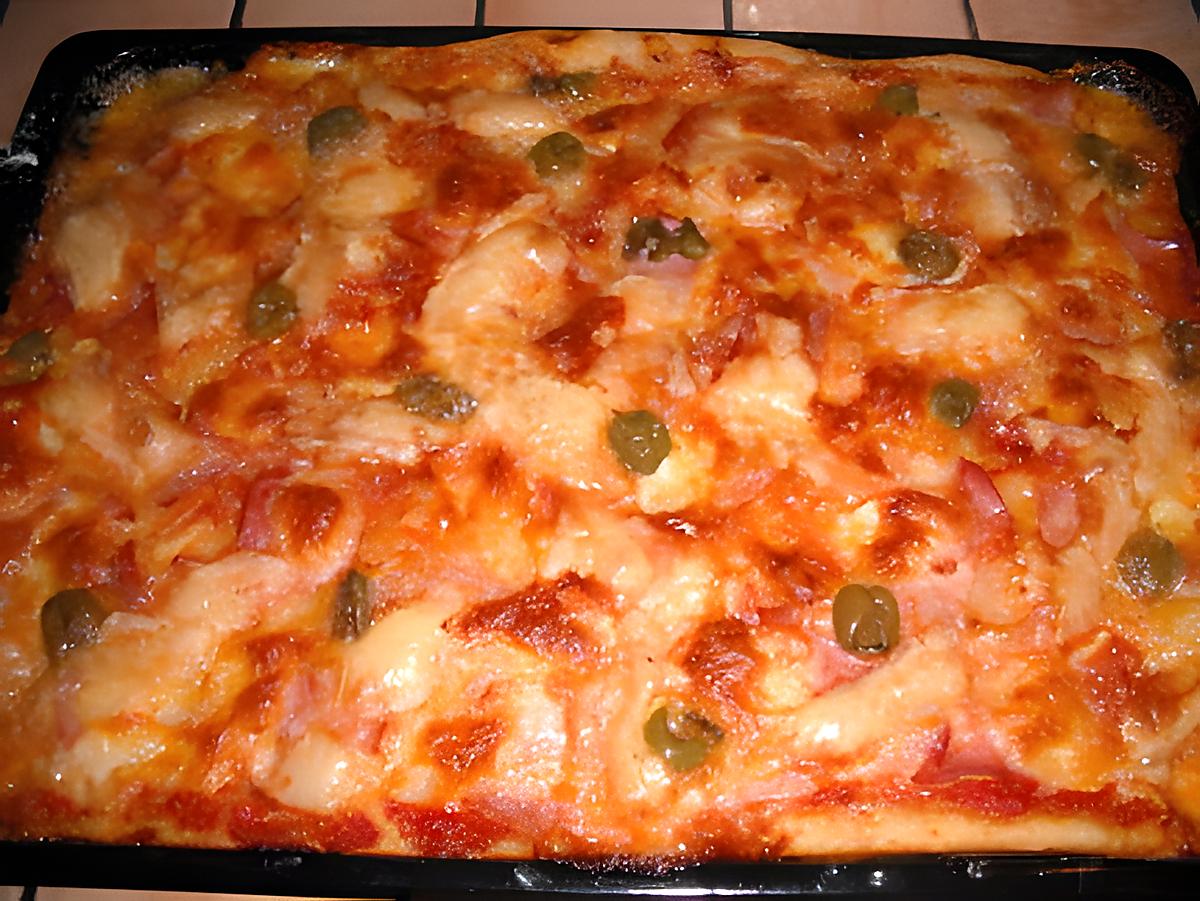 recette Pizza gourmande....