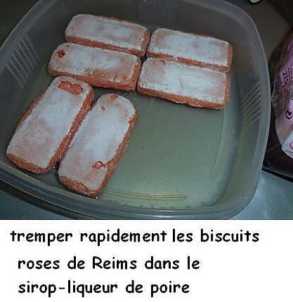 recette Tiramisu aux poires et à la crème de marrons à la vanille