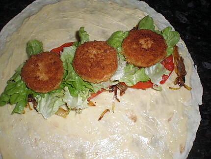 recette wrap de chèvre (façon Mac Do)