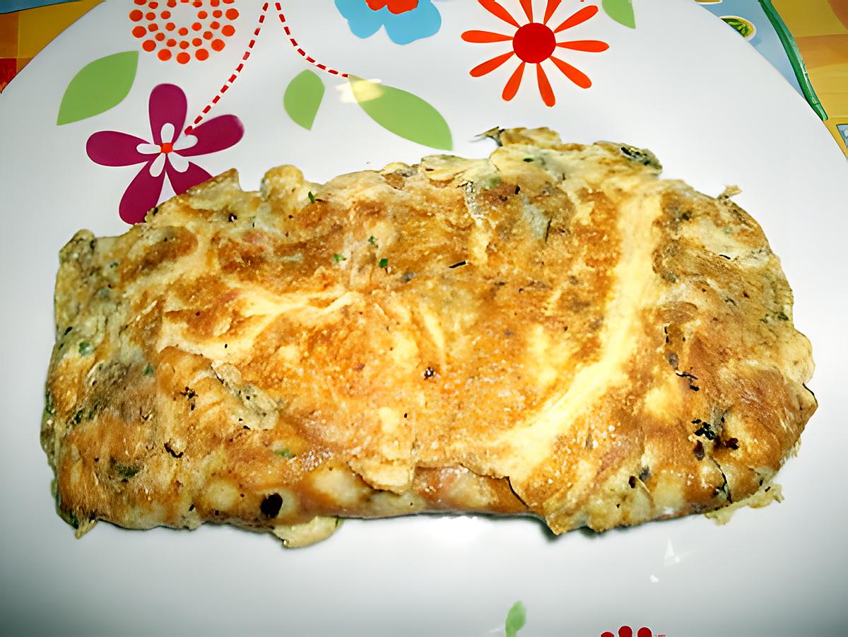 recette Omelette de saucisses de strasbourg