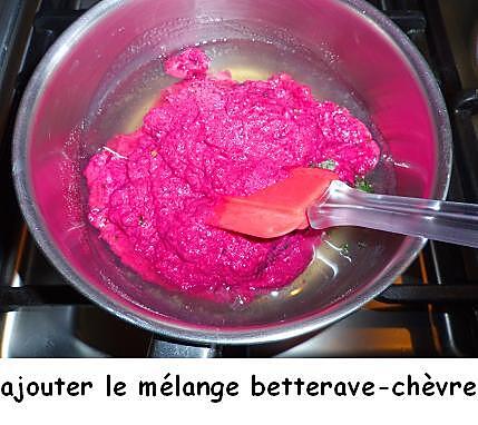 recette Mousses de betterave et de chèvre