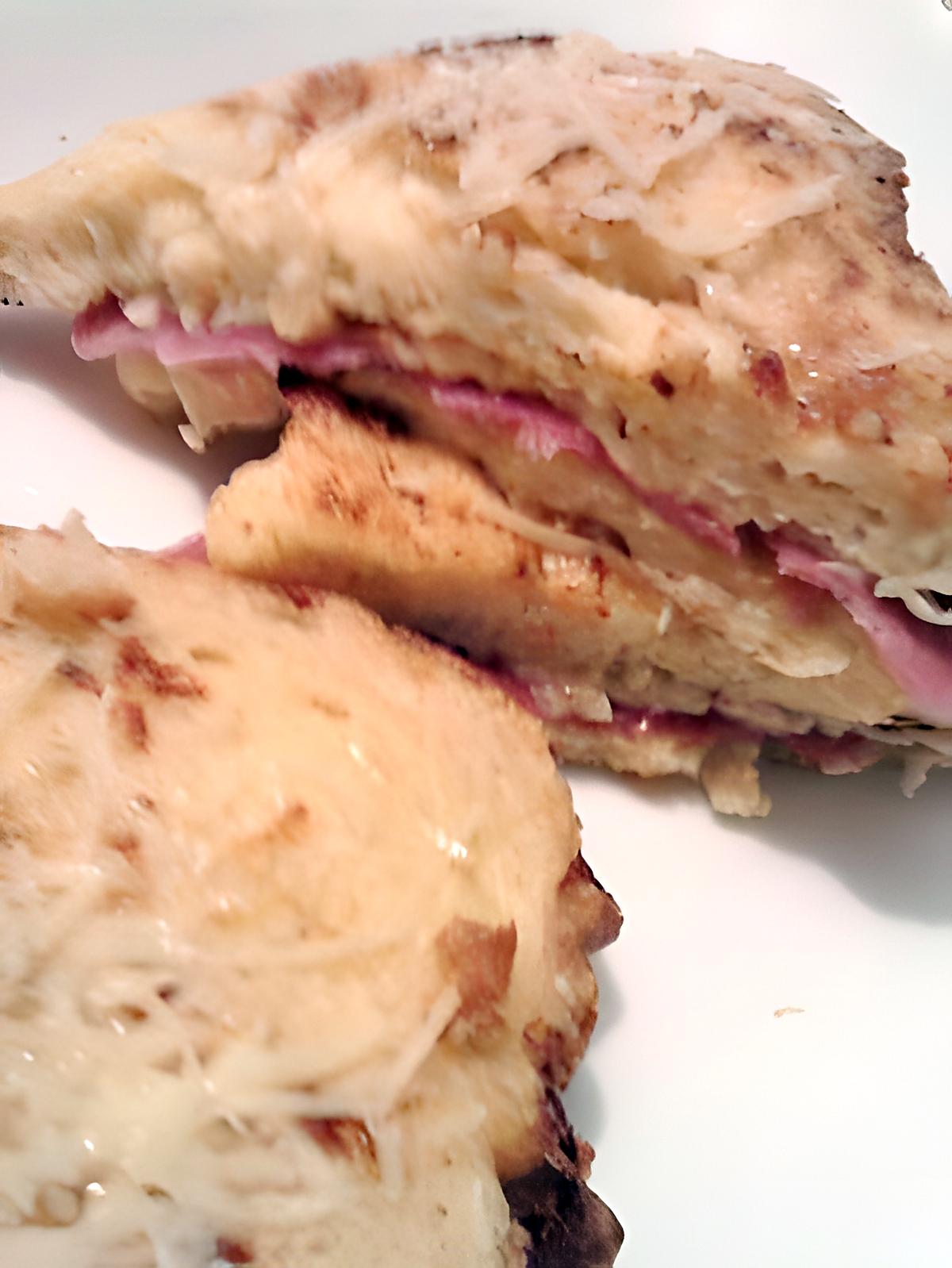 recette Pain perdu façon croque monsieur